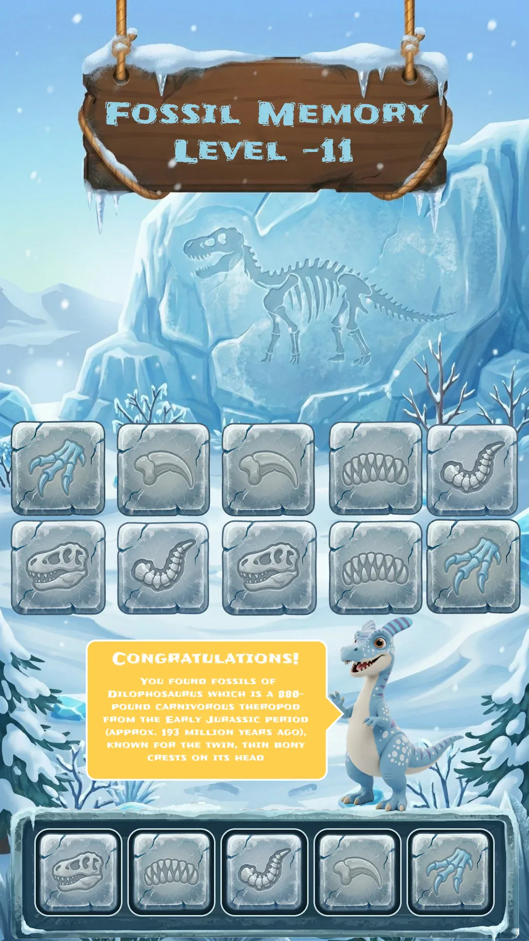 Fossil Memory: Prehistoric Brain Training Screenshot 12