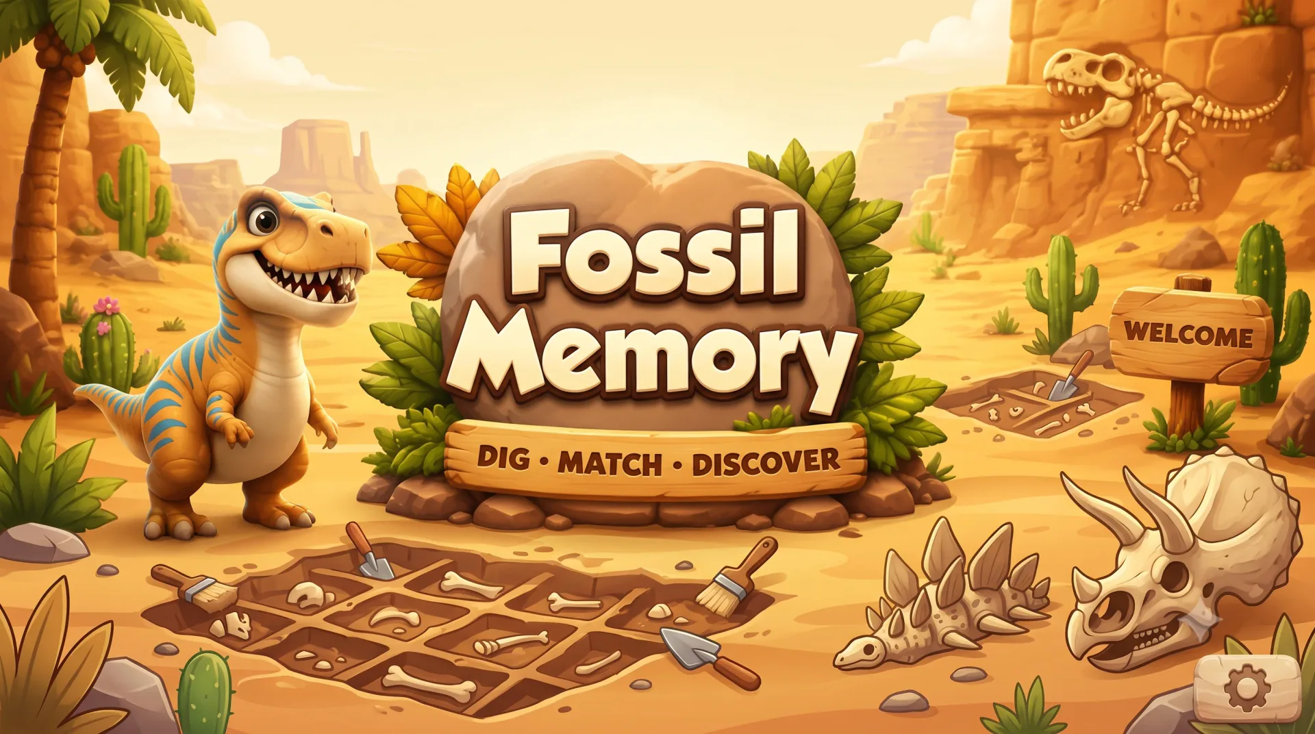 Fossil Memory: Prehistoric Brain Training Screenshot 2