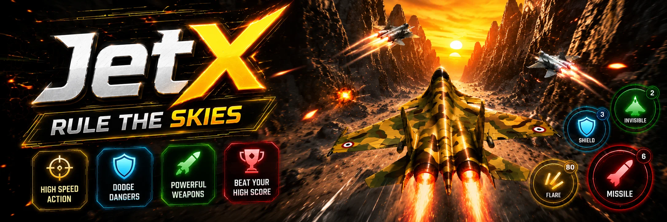 JetX: Rule the Skies Screenshot 1
