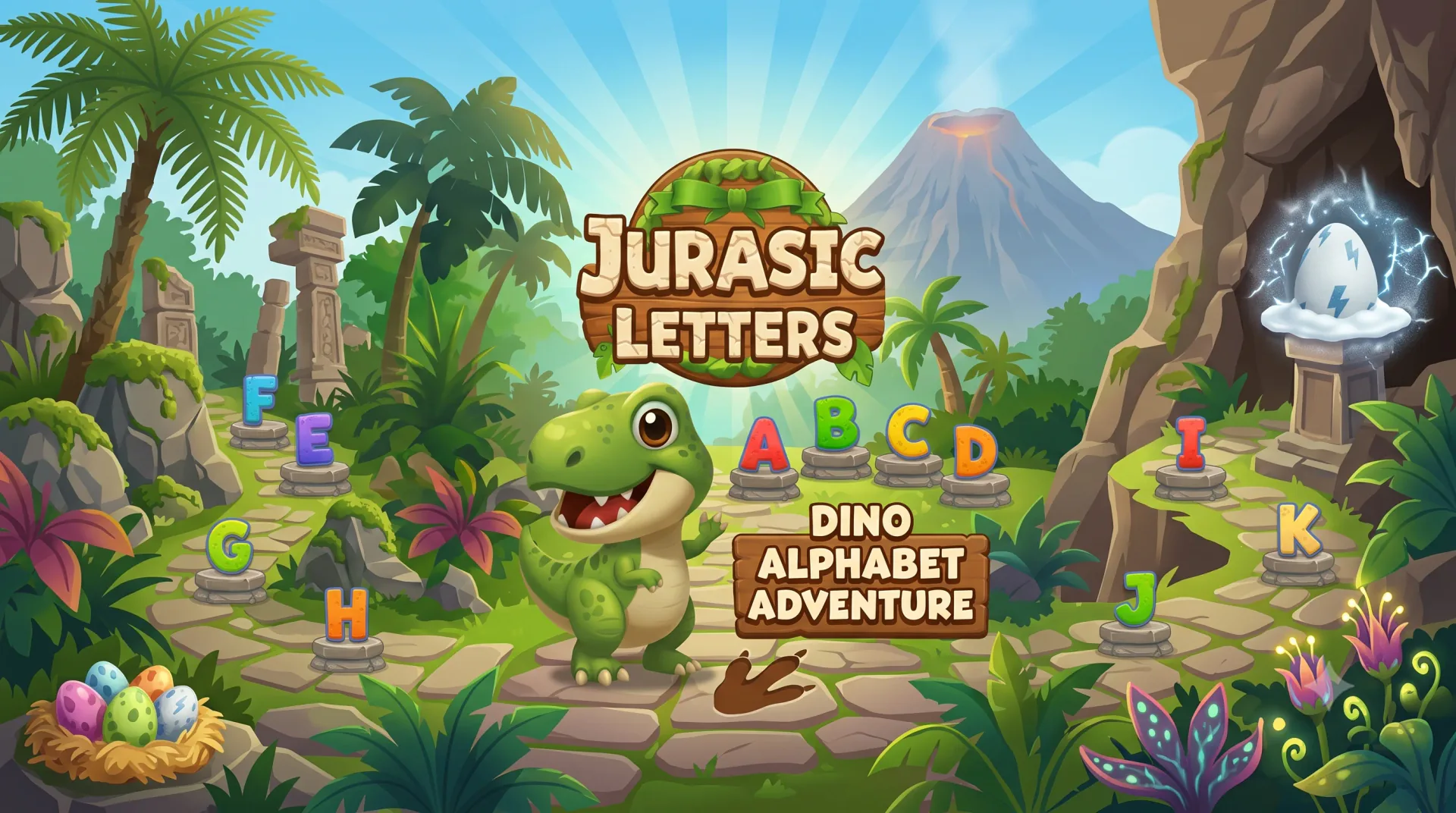 Jurassic Letters: Dino Alphabet Adventure Screenshot 2