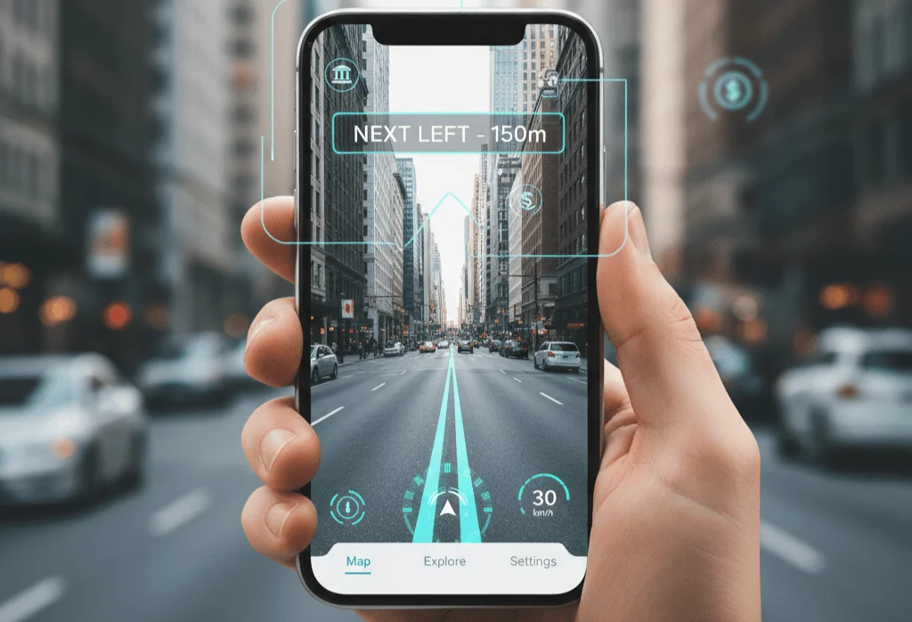 AR Navigation App screenshot 1