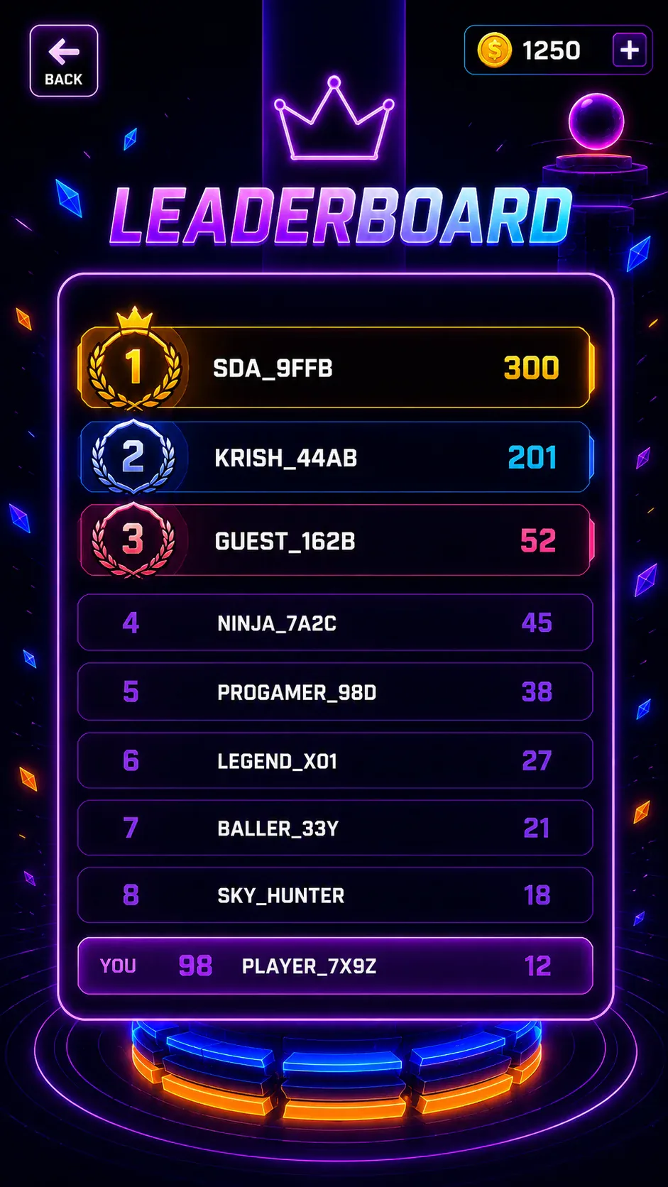 Neon Stack Ball Screenshot 9